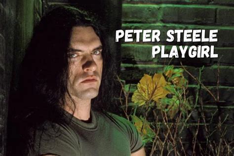 peter steele play girl|Peter Steele in PlayGirl Magazine Photos (1994)